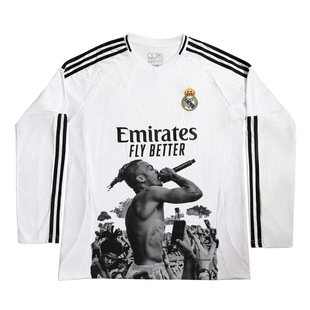 RULEE黑怕 XXXTENTACION复古blokecore球衣vibe嘻哈长袖夏季短袖