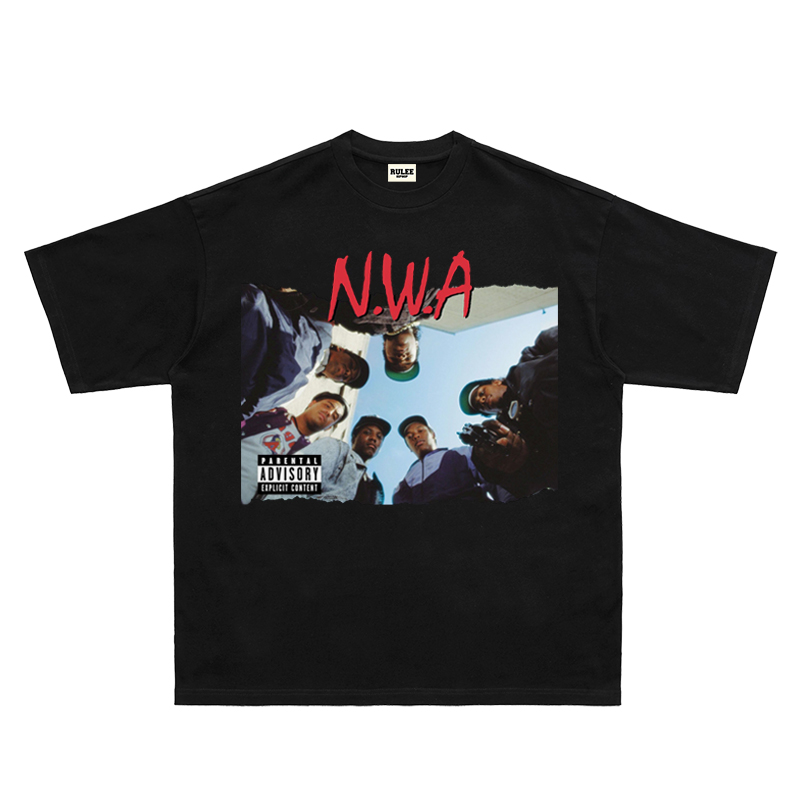 匪帮说唱团体饶舌街头t恤