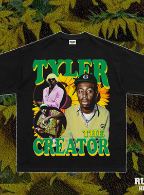 Tyler The Creator造物主Vintage嘻哈夏季短袖说唱宽松街头T恤