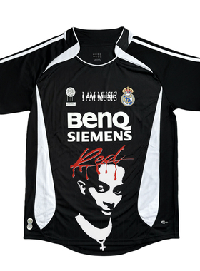 RULEE黑怕PLAYBOI CARTI嘻哈I AM MUSIC运动球衣长袖球服复古短袖