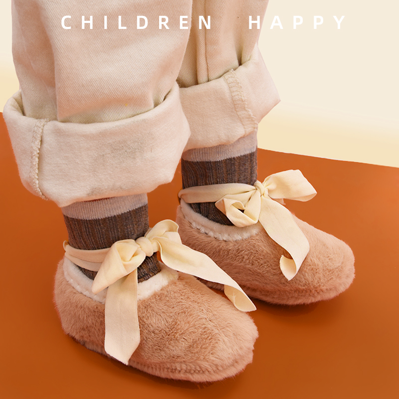 顺美芊隔凉婴儿地板袜秋冬