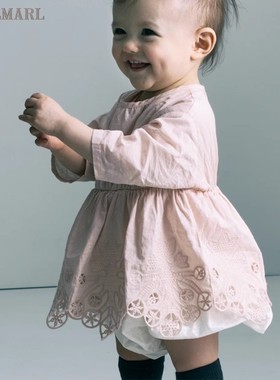 MARLMARL宝宝婴儿女童外出爬服衣连衣裙bodysuits08