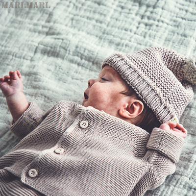 MARLMARL新生儿衣服礼盒见面礼高端婴儿衣服宝宝秋装开衫icicle