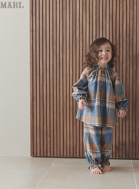 MARLMARL儿童睡衣宽松家居服自主穿衣宝宝腹部弹力束脚春秋lull03