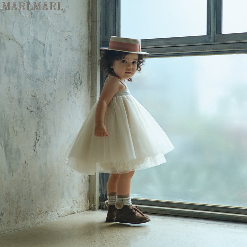 MARLMARL儿童夏季公主裙周岁礼服小女孩半身裙女宝夏装tutu蓬蓬裙