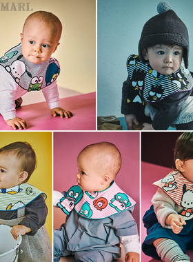 MARLMARL三丽鸥联名HAPIDANBUI限定口水巾围兜婴儿周岁新年礼物