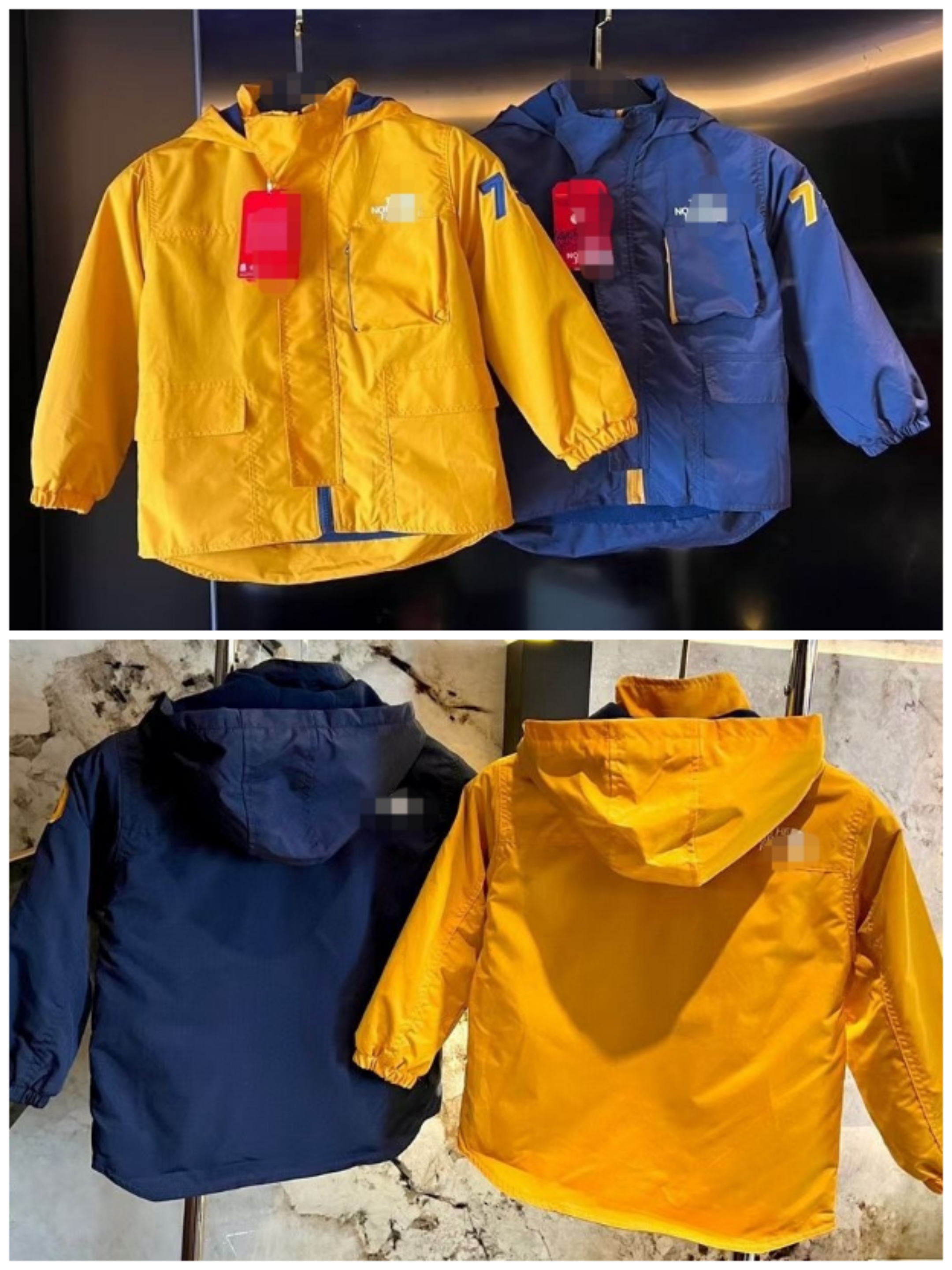 包邮冬季棉袄男童冬装140码150码保暖加厚可脱卸帽棉服棉衣外套