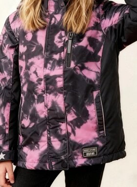 包邮冬季女童装棉服女宝保暖棉衣外套棉袄防风防雨迷彩加绒滑雪服