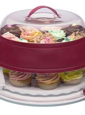 Collapsible Cupcake and Cake Carrier Folding Protective Box