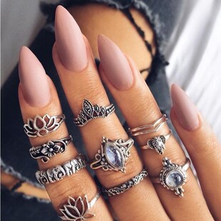 fashion finger rings women set star jewelry 戒指组合女
