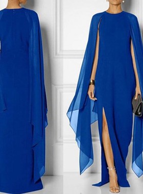 women dinner party dresses lady chiffon wedding skirt 女礼服