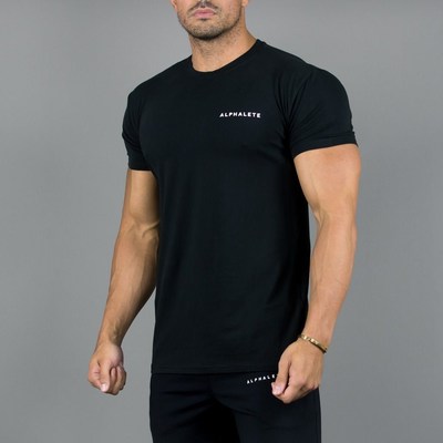 Sports men's t-shirt round neck running fitness short sleeve