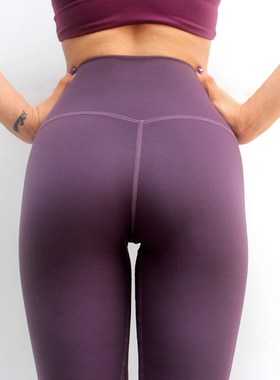 Hips slim yoga pants fitness running casual pants纯色休闲裤