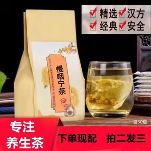 慢咽宁茶袋泡茶地黄玄参太子参麦冬浙贝母蒲公英薄荷茶咽嗓干痒茶