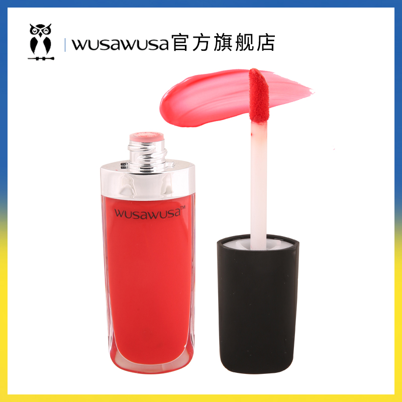 wusawusa唇抹不脱色不沾杯保湿唇彩