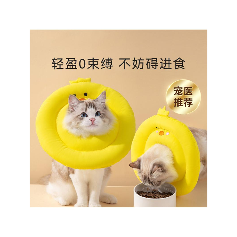 英短猫咪绝育宠物狗头套除伊丽莎白项圈跳蚤颈圈防用圈猫脖圈舔