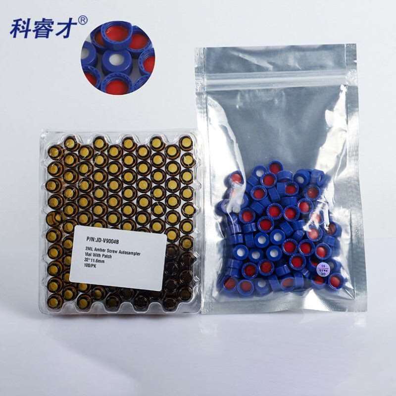 玻璃瓶瓶含垫盖透明色谱2ml进样样品空瓶才瓶顶/取样液相科睿棕色