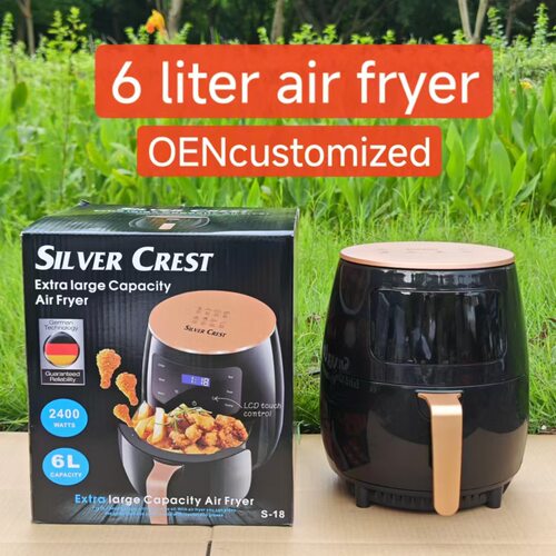 6L Air fryer 多功能智能触屏烤箱大容量空气炸锅电炸锅薯条机跨