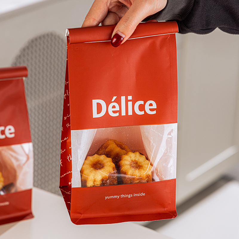 吐司面包包装袋烘焙雪花酥可丽露