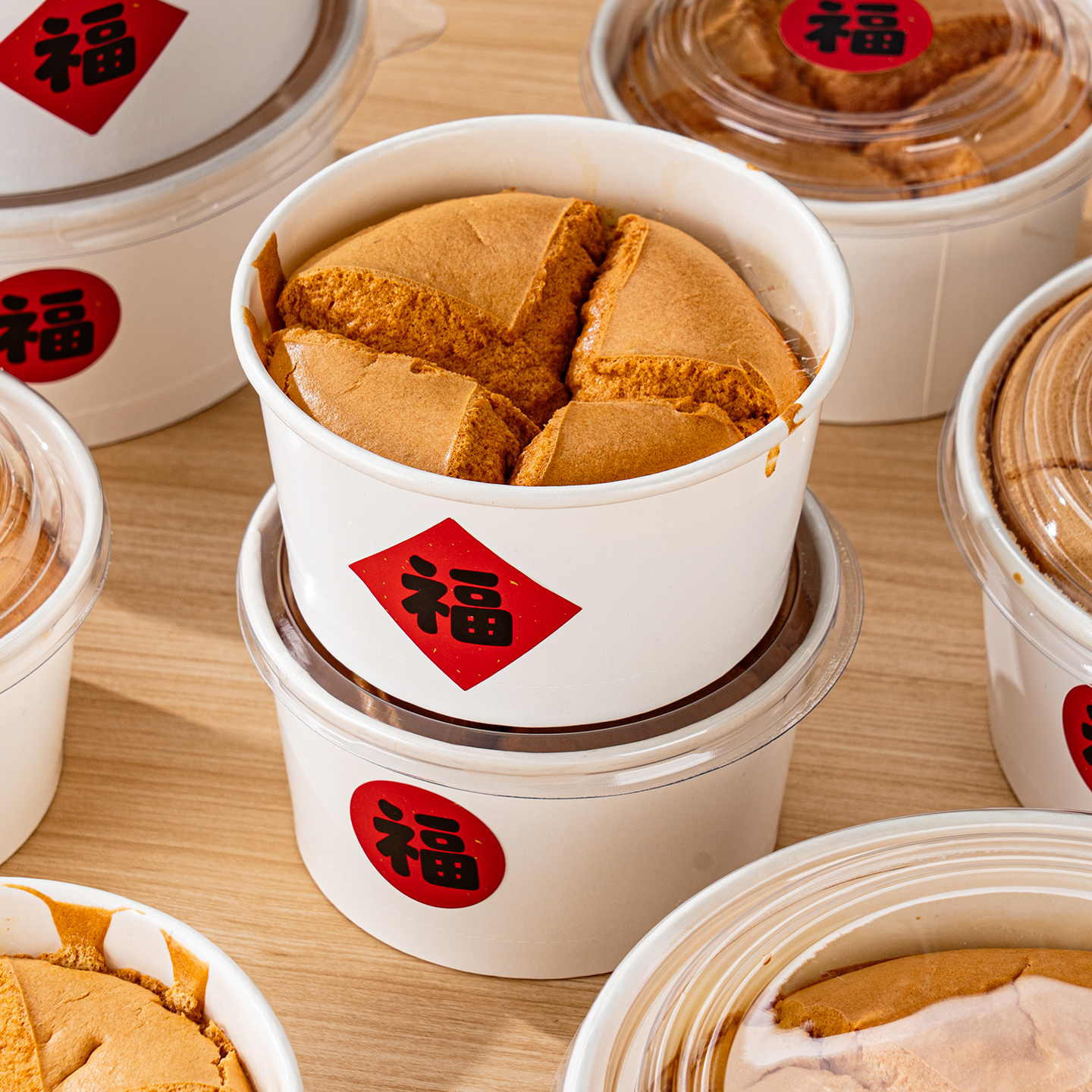 2026新年戚风蛋糕一次性模具6寸4纸盒包装盒打包加厚纸托碗5盒子7