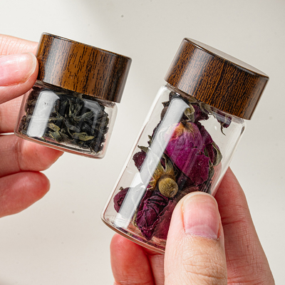 玻璃罐密封迷你收纳瓶咖啡粉