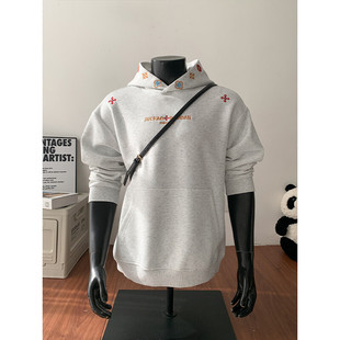 特P42建议零售价98 潮流刺绣320g华棉卫衣男W6072 2026春季 新款