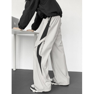 特p35控68加绒K25490JR特p45控88 K25490 拼接休闲伞兵冲锋裤 B315