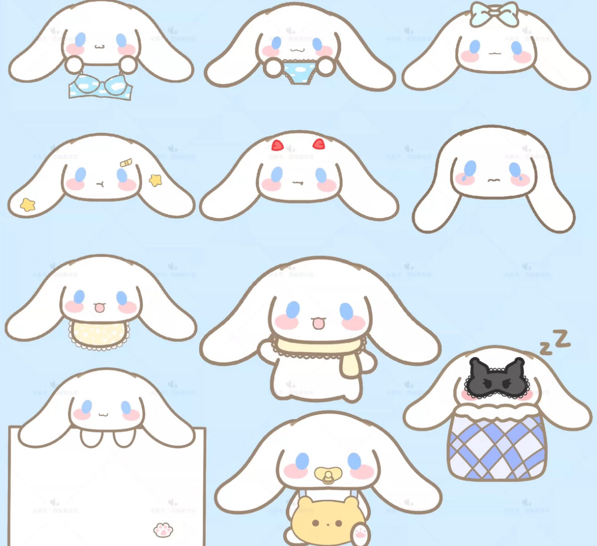 【涵の全彩水印素材300 】png透明底 含懒羊羊 蜡笔小新 帕恰狗等