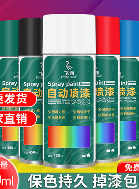 自动手摇自喷漆免除锈金属防锈漆油漆亮白色黑色汽车家具木器清漆