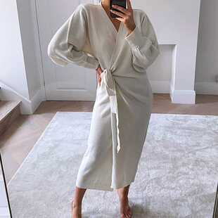 skirt 2020V cardigan sweater women neck