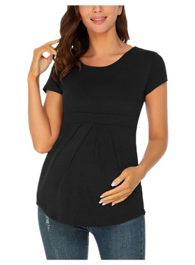 Plus size cotton Pregnant women T-shirt maternity clothes 女