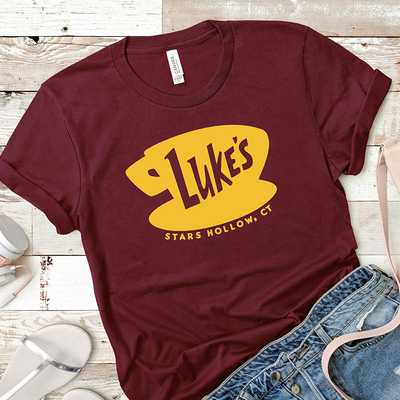 Luke's Stars Hollow Diner T-Shirt Gilmore Girls Tee Rory Top