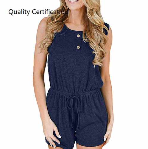 jumpsuits button short jump suit overalls new women clothes