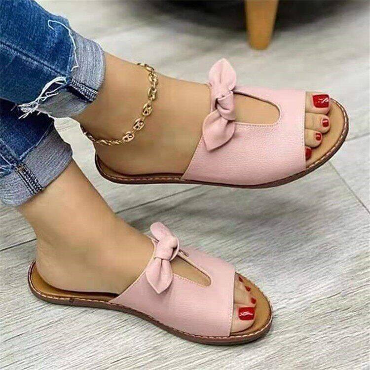 大码平底凉鞋女鞋women flat shoes ladies summer roman sandals