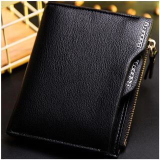 new men antimagnetic anti rfid wallet men short wallet with