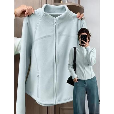 冲锋衣抓绒内胆女2025新款秋冬季摇粒绒外套修身羽绒服内搭加绒厚