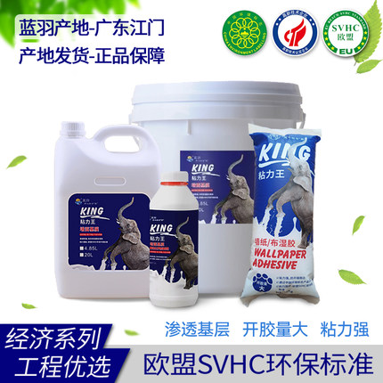 蓝羽固化复合型家用渗透基膜防潮防霉防掉灰无醛壁纸墙布墙面处理
