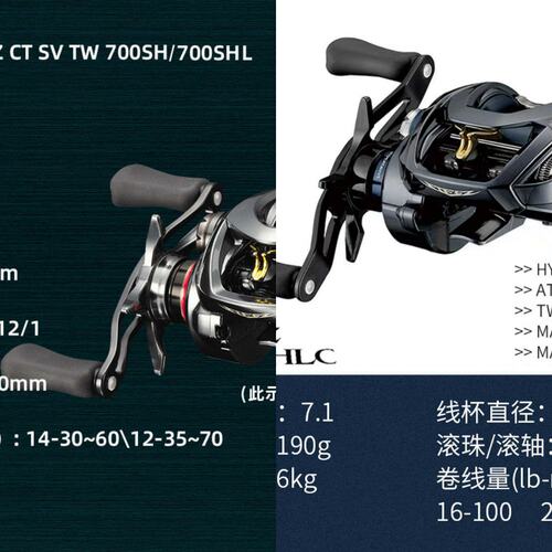 达瓦24款STEEZ/23 STEEZ CT SV/AIR/A HLC史帝兹LTD路亚水滴轮