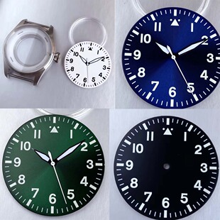 NH35 ETA2824 飞行员手表表壳43mm适合NH36 ST2130 PT 38mm表盘