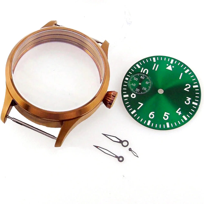 42mm 6497 6498手动手表表壳 37mm字面阿拉伯数字9点小秒