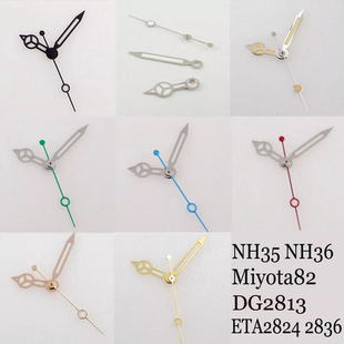 ETA2824 ST2130 PT NH35 MIYOTA水鬼表针黑边银色奔驰指针多色
