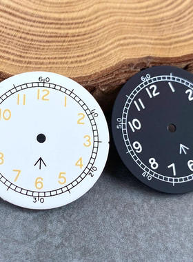 eta2824 pt无标数字手表面夜光字面29mm适用于NH35 NH36 MIYOTA