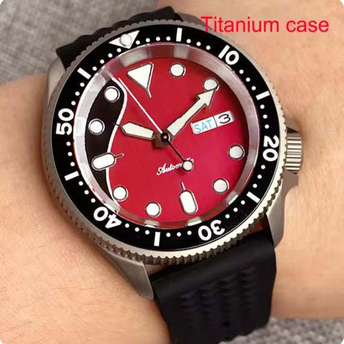 实心钛表SKX 37mmS5系列NH36机芯3.8把位200米防水男女小表不锈钢