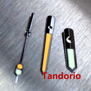 C3 夜光黑橙表针适合NH35A NH36A 7S26 7002 7009 4R35 表配件