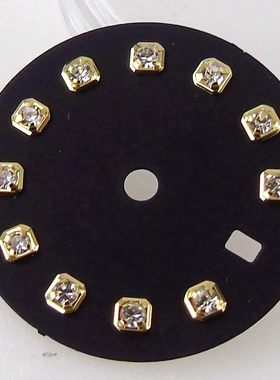 20.5mm表盘适合NH05 NH06机芯26mm女表配件仿钻刻度无标字面