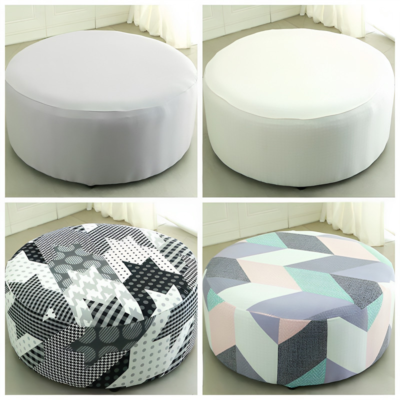 圆形沙发脚踏套罩保护四季通用单人换鞋凳试穿蒲团榻榻米坐墩独个,居家布艺,沙发套,淘宝优惠券,粉丝福利购,淘宝优惠卷
