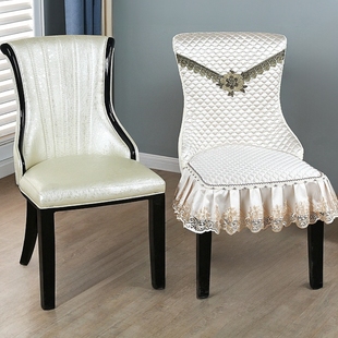 2026高端夹棉加厚防滑底大号弧形椅子套罩坐垫靠背保护餐桌板凳座