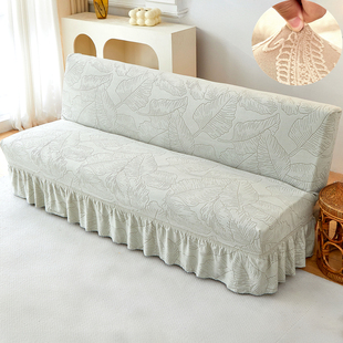 2025加厚高端折叠沙发床套罩全包保护两用无扶手直排美式专用梳化
