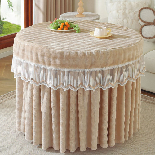 顶盖可取双面毛绒加厚烤火罩