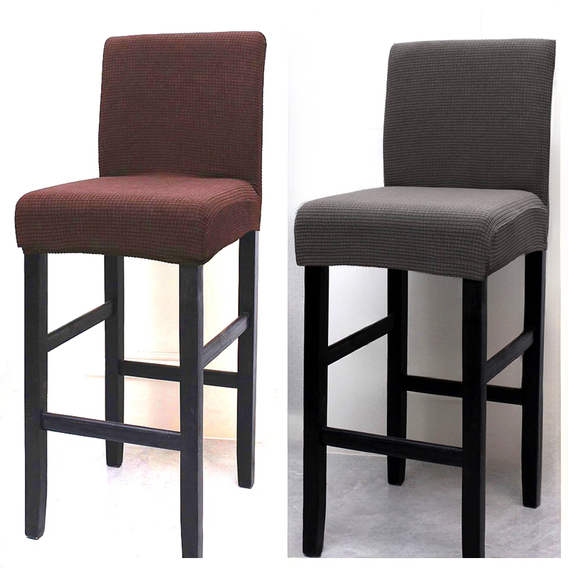弹力万能通用矮背椅子套罩会议办公室电脑坐垫高脚座小板凳酒吧台